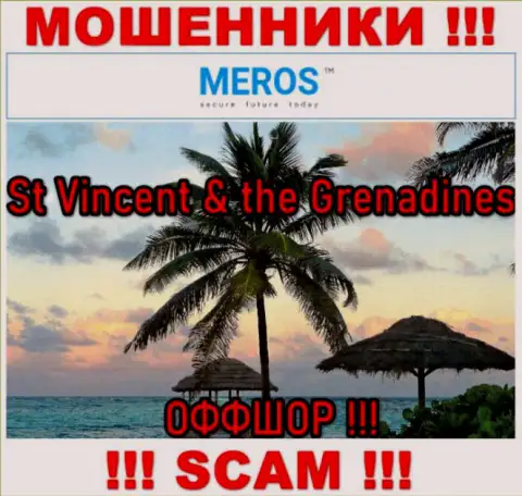 St Vincent & the Grenadines - это юридическое место регистрации организации MerosTM