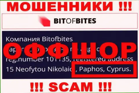 Bit Of Bites - это интернет-жулики, их место регистрации на территории Cyprus