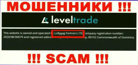 Вы не сможете сберечь собственные депозиты взаимодействуя с организацией LevelTrade Io , даже если у них есть юридическое лицо Lollygag Partners LTD