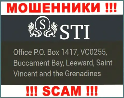 Saint Vincent and the Grenadines - это юридическое место регистрации организации StokOptions Com