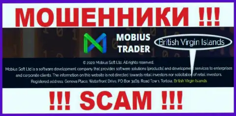 Mobius-Trader спокойно обманывают доверчивых людей, так как расположены на территории Британские Виргинские острова