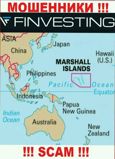 Marshall Islands - это юридическое место регистрации конторы Финвестинг