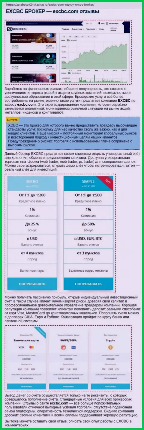 Обзорный материал о Forex компании ЕХ Брокерс на информационном ресурсе zarabotok24skachat ru
