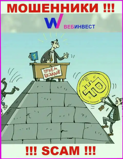 WebInvestment Ru жульничают, оказывая незаконные услуги в сфере Финансовая пирамида
