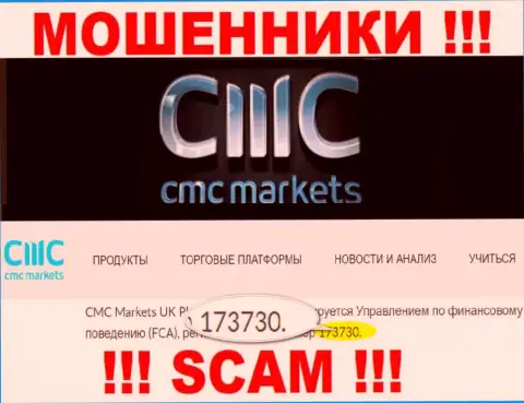 На портале мошенников CMC Markets хотя и представлена лицензия, но они в любом случае МОШЕННИКИ