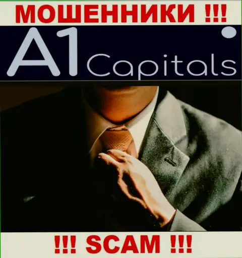 О лицах, управляющих организацией A1 Capitals абсолютно ничего не известно