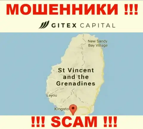 У себя на сайте GitexCapital написали, что зарегистрированы они на территории - St. Vincent and the Grenadines
