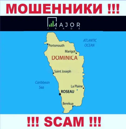 Шулера Major Trade засели на территории - Commonwealth of Dominica, чтоб спрятаться от ответственности - МОШЕННИКИ